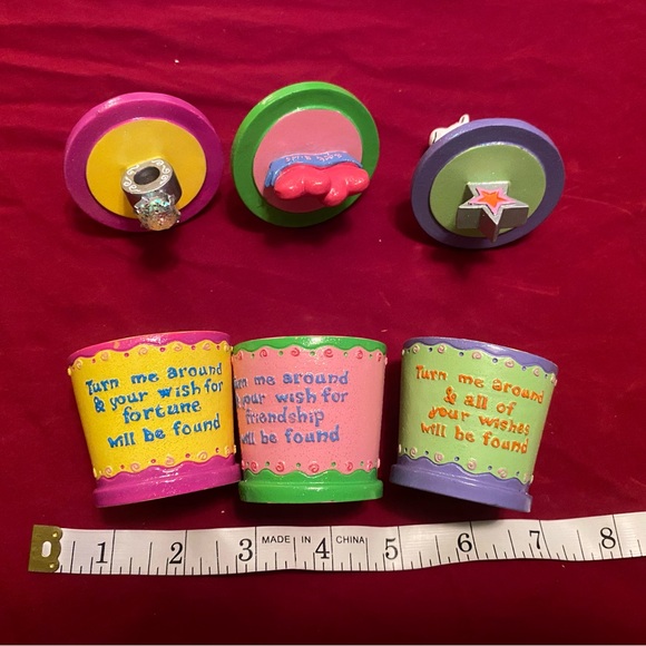 2003 Claire’s wish friends trinket boxes ; set of 3 - Picture 3 of 10